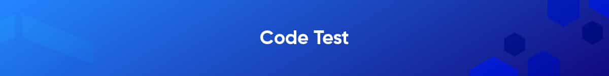 Code Test