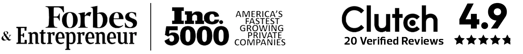 Forbes & Entrepreneur Featured | Inc. 5000 Winner